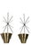 Pr. Mid 20th Century Starburst Wall Hanging Planters by Planter Inc. Chicago For Sale In New York - Image 6 of 18