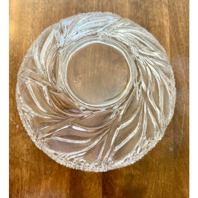 Mid 20th Century Lausitizer Glas 24% Lead Crystal Bowl For Sale - Image 12 of 12