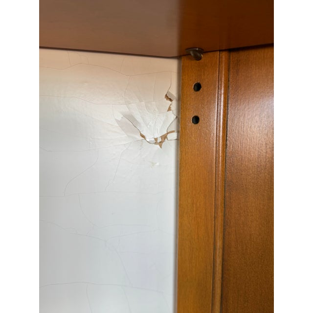 Camel Vintage Pennsylvania House Corner Desk With Bookcase/Hutch For Sale - Image 8 of 10