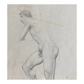 Harold Hope Read Male Nude Drawing For Sale