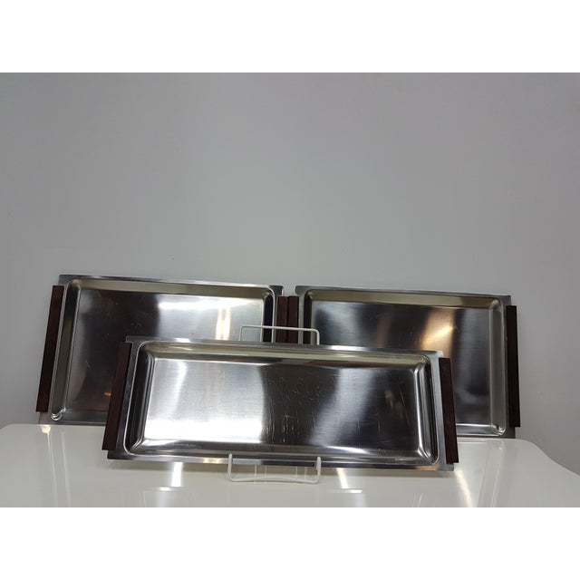Trays, Denmark, 1960s, Set of 3 For Sale - Image 4 of 18