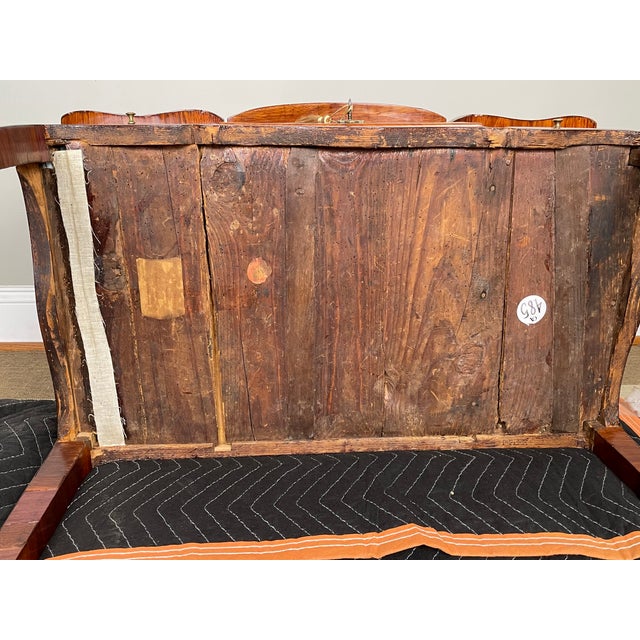 Louis XV to XVI Antique dCoiffeuse (Vanity) in Amaranth and Tulipwood, by Pierre Plée, Paris, C. 1770 For Sale - Image 16 of 18