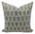 Fabdivine Block Print Decorative Throw Pillow Cover 24x24 Inch Khajur Butta For Sale