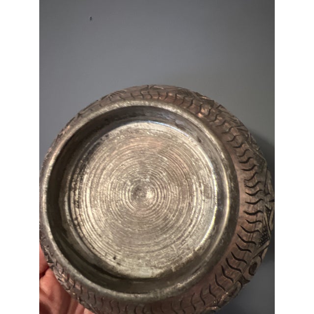 Antique Late 18th Century Islamic Copper Tinned Lidded Dish For Sale - Image 12 of 12