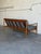 Mid-Century Modern In Style of France and Son Cado Sofa Model 56 Couch Grete Jalk Teak Wood Grey Upholstered Denmark Mid-Century Modern 1960s For Sale - Image 3 of 13