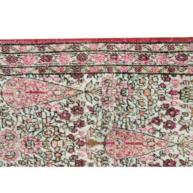 Early 20th Century Persian Lavar Kirman Rug For Sale - Image 9 of 15