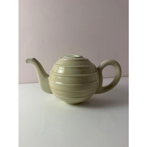 Porcelain Teapot with Chrome Thermal Sleeve from Bauscher D.R.P. For Sale - Image 6 of 11