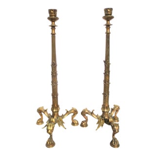 French Empire Neo-Classical Candlesticks - A Pair of 2 For Sale