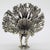 Silver Vintage Italian Handmade Genuine Sterling Silver 925 Peacock Figurine, 1970s For Sale - Image 8 of 14