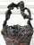 Antique Japanese Smoke Bamboo Basket with Wisteria Root Handle Meiji Period For Sale - Image 13 of 16