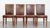 Offered this timeless set of 4 stately comfortable dining chairs made of sheep leather with ornamental nail finish. This...