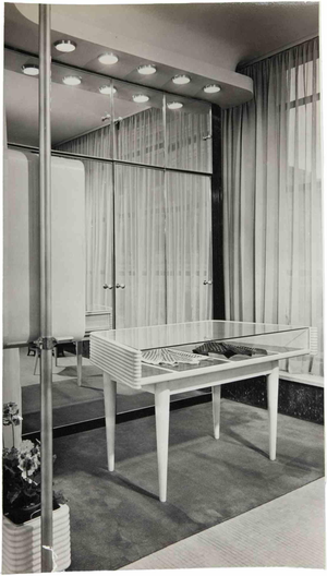 Raymond Loewy, Detail of NK Department Store, 1940s, Photograph