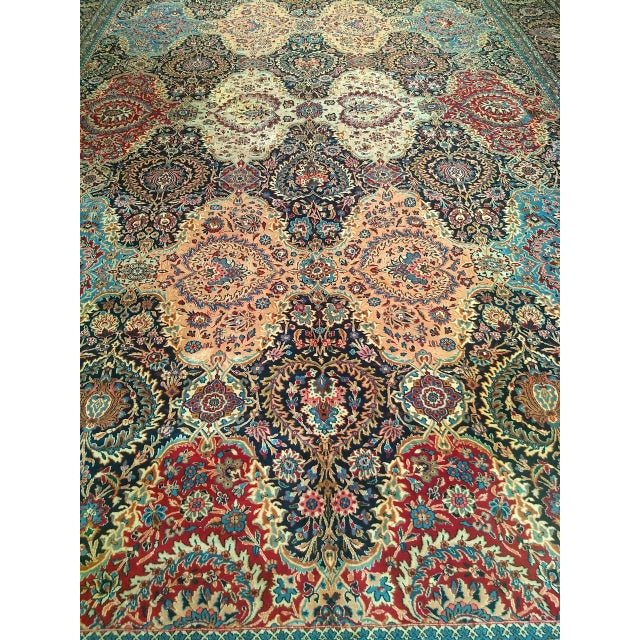 Mid 20th Century Kerman Rug For Sale - Image 18 of 18