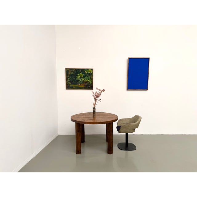 Vintage Table in Oak, 1950s For Sale - Image 4 of 18