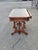 19th Century Victorian Walnut Renaissance Revival New Leather Table For Sale - Image 4 of 9
