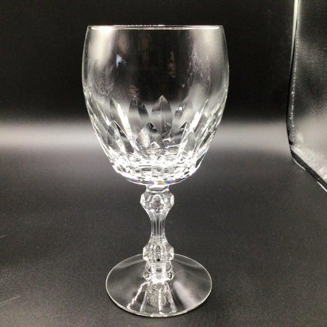 Wonderful set of 9 Tiffin Franciscan Manchester water goblets. Deep cut bowl with a beautiful stem makes them a great...