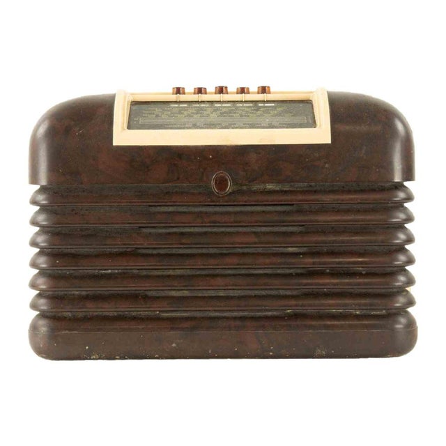 1950s Vintage Radio DAC10 in Bakelite and Resin from Bush, Italy, 1950s For Sale - Image 5 of 5