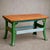 Metal Vintage Industrial Butchers Block Kitchen Island with Cast Iron Base For Sale - Image 7 of 7