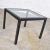 Vintage Modern Blackened Oak Square Parsons Style Side Table With Glass Top For Sale - Image 10 of 13