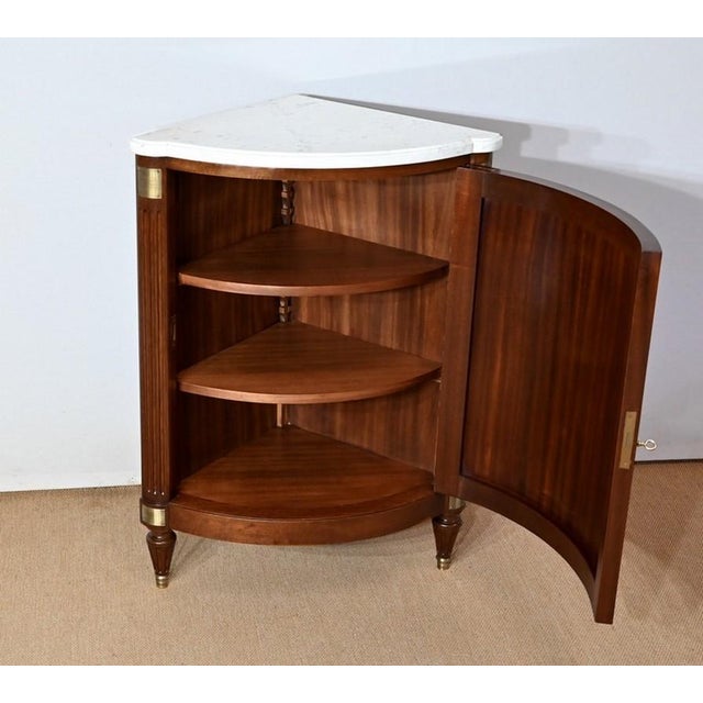 Louis XVI Style Mahogany Cabinet, 1950s For Sale - Image 4 of 18