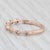 Modern New Beverley K 0.20ctw Diamond Stackable Ring 14k Rose Gold Size 7 Wedding Band For Sale - Image 3 of 8