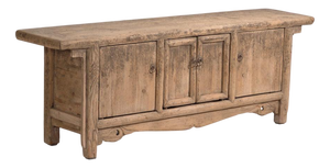 Antique Distressed Elm Sideboard