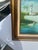Up for consideration is a beautiful vintage lighthouse and egrets seascape painting on canvas, signed by the artist, and...