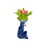 Early 21st Century Monkey Sculpture Large Porcelain With Faux Tulips Vintage Chinoiserie Decor For Sale - Image 5 of 8