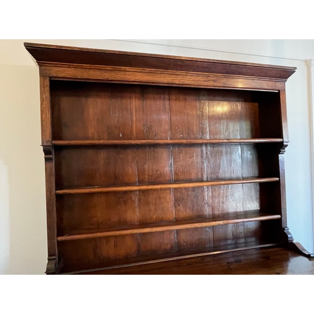 This is a well-proportioned, beautifully constructed and original conditioned antique, two-park oak Welsh dresser with...