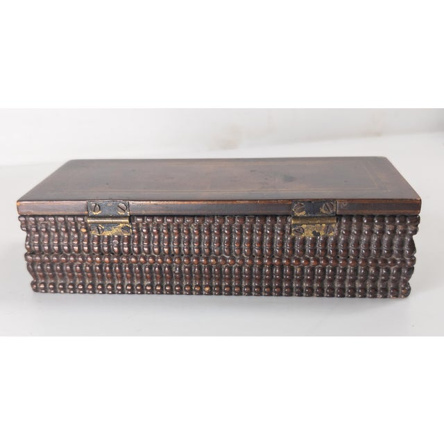 Early 20th Century 19th or 20th Century Folk Art Box, Possibly Black Forest German For Sale - Image 5 of 12