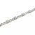 Charriol Diamond Bracelet 18k White Gold Square Link Design For Sale - Image 4 of 8