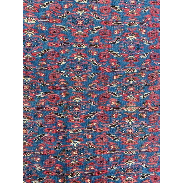 Vintage Senneh Kilim Flat Rug For Sale - Image 3 of 14