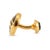 Men’s Retired Montblanc Gold Plated Black Enamel Round Cufflinks, Pair For Sale In Houston - Image 6 of 8