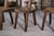 Brutalist T Chairs in Elm from Aranjou, 1960s, Set of 4 For Sale - Image 4 of 10