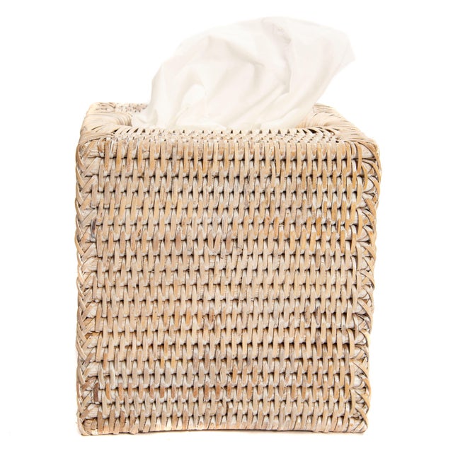 Artifacts Rattan hand woven rattan tissue box covers and boxes provide the perfect accent to any room in the house with a...