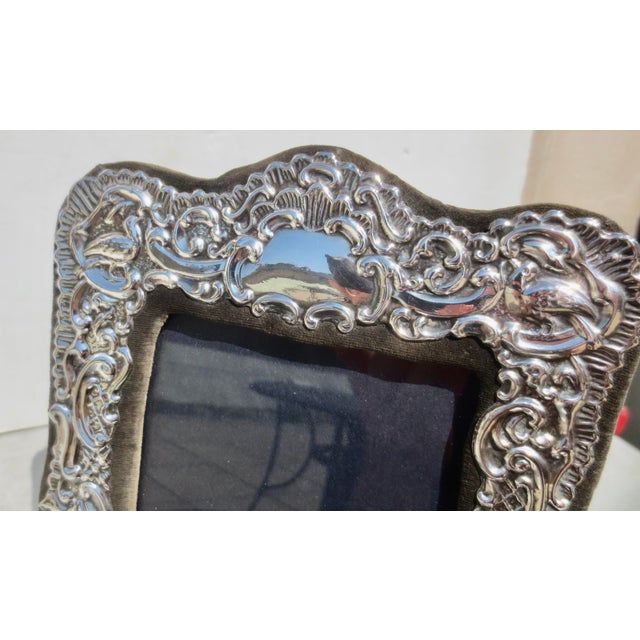 T K I "Lord Chatham Collection" Sterling Silver Photo Frame For Sale In New York - Image 6 of 7