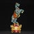 Large Vintage Cloisonné Horse Sculpture - Chinese Gilt Enamel Galloping Steed on Orb For Sale In Los Angeles - Image 6 of 9