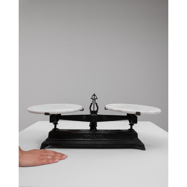 19th Century French Iron & Marble Scale For Sale - Image 17 of 18