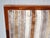 Vintage Mid Century Modern Style Brown Velvet Stripped Queen Headboard For Sale - Image 12 of 15
