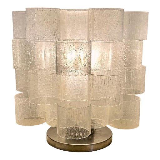 Large Murano Glass Globula Table Lamp from Poliarte, 1970s For Sale