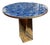 Lapis Lazuli and Bronze Pedestal Table For Sale