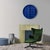Brutalist Cobalt Blue Wood Wall Art Installation by Studio DeSimoneWayland For Sale - Image 6 of 7