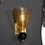 Pair of 21st Century Modernist Hand-Blown Murano Hive Glass Form Sconces With Jet Black Orbital For Sale - Image 9 of 13