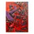 Kay McKay "Abstract With Red 7 White Lines" Oil For Sale