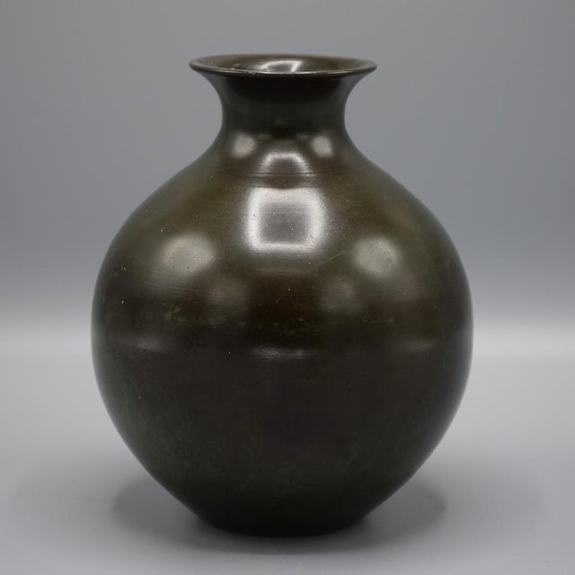 1930s Bronze Model No. 23 Vase from GAB Guldsmedsaktiebolaget, Sweden, 1930s For Sale - Image 5 of 5