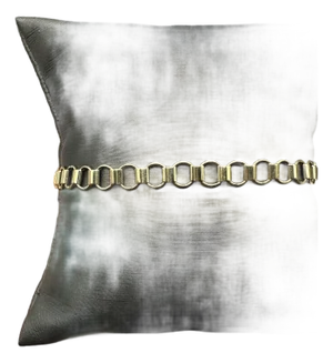 14kt Yellow Gold Circle Link Bracelet - 7.5", 5.2mm, 3.5g, Lobster Clasp, New