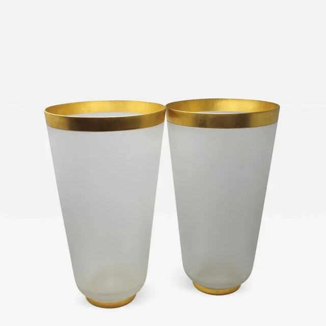 Glass Seguso - Scavo Vases by Seguso For Sale - Image 7 of 7