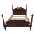 1940s Mahogany Full Size Poster Pineapple Finial Bed 6412 For Sale