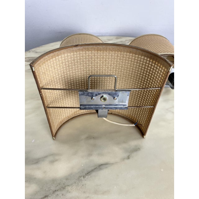 Mid-Century Rattan Wall Lamps, 1960s, Set of 3 For Sale - Image 11 of 17