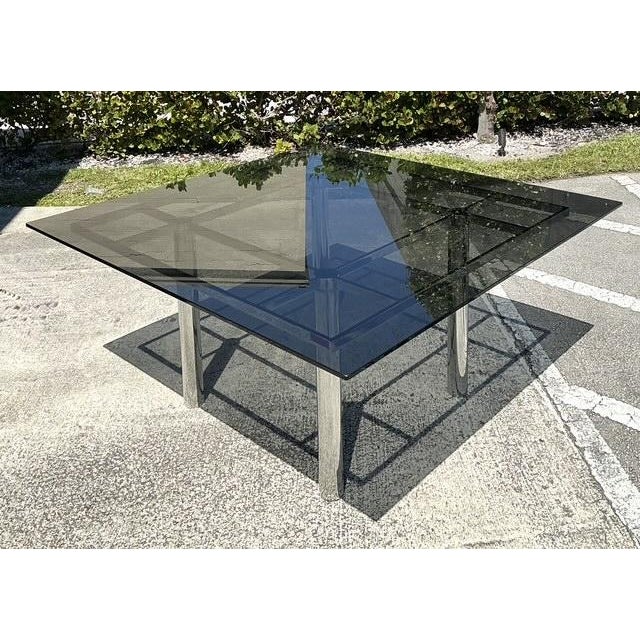 This iconic "Andre" dining table, designed by the legendary Tobia Scarpa for Gavina in the late 1960s, is a sublime...